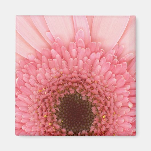 Blume - I LIEBE Rosa Magnet (Vorne)