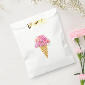Blume Ice Creme Cone Gefälligkeitsflaggen Geschenktütchen (Versiegelt)