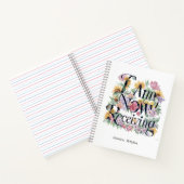 *~* Blume ICH ERHALTE JETZT 1 AP85 Manifesting Notizblock (Innenseite)