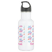 Blume Icon Water Flasche Edelstahlflasche (Rückseite)