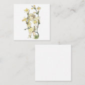 Blume-Identifizierungskarte Mitteilungskarte (Vorne/Hinten)