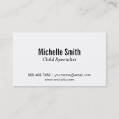 BLUME III | Illustrativ Visitenkarte (Rückseite)