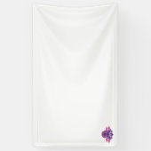 Blume Illustration Design Vinyl Banner (Vertikal)
