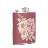 Blume Illustration individuelle Name Flachmann (Rechts)