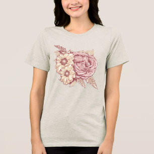 Blume Illustration individuelle Name Shirts & Jack