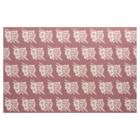 Blume Illustration Stoff (Fat Quarter (45,7 x 55,9 cm))