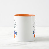 Blume Illustration Tasse (Zentrum)