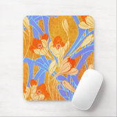 Blume im Art-Déco-Stil des Seguy - Mousepad (Mit Mouse)