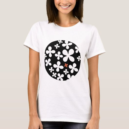 Blume im Ball T-Shirt (Vorderseite)