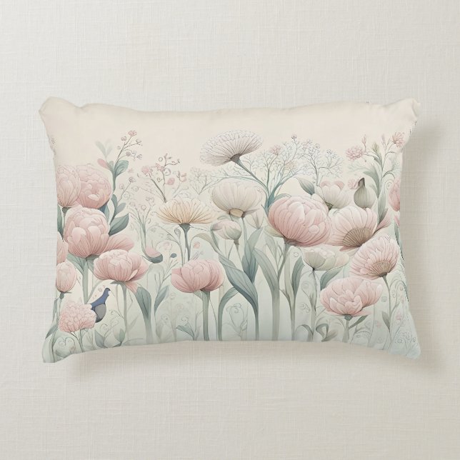 Blume im Blut Dekokissen (Vorderseite)