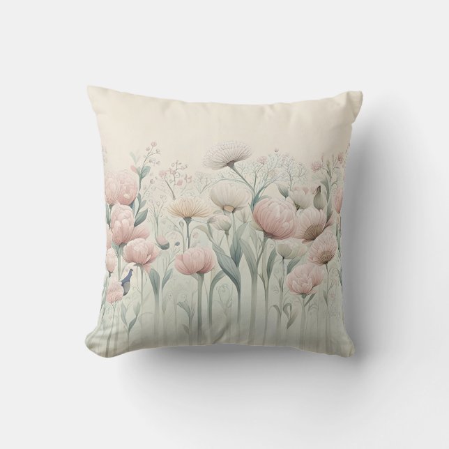 Blume im Blut Kissen (Vorderseite)