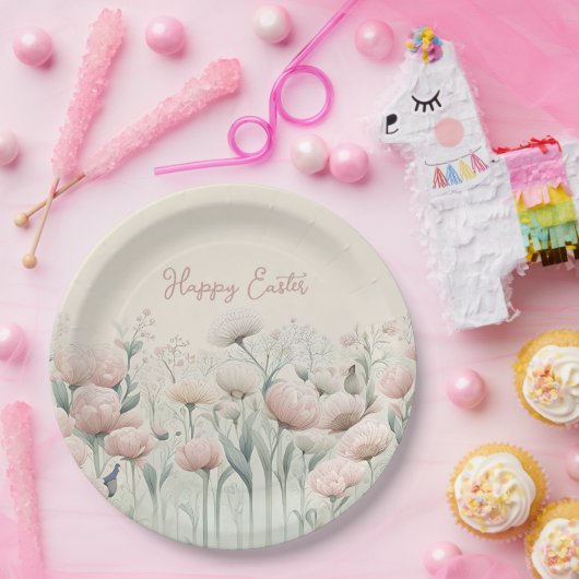 Blume im Blut Pappteller (Party)