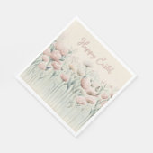 Blume im Blut Serviette (Ecke)