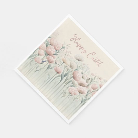 Blume im Blut Serviette (Ecke)