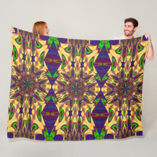 Blume im Bohemischen Garten im Sommer 1 Fleecedecke