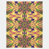 Blume im Bohemischen Garten im Sommer 2 Fleecedecke (Vorderseite)