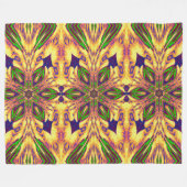 Blume im Bohemischen Garten im Sommer 2 Fleecedecke (Vorderseite (Horizontal))