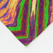 Blume im Bohemischen Garten im Sommer 2 Fleecedecke (Ecke)