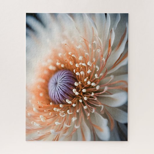 Blume im Chysanthemum-Stil Puzzle (Vertikal)