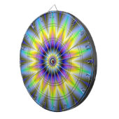 Blume im Dartboard der Blume Dartscheibe (Vorderseite rechts)