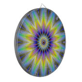 Blume im Dartboard der Blume Dartscheibe (Vorderseite Links)