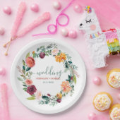 Blume im Englischen Garten - Gewohnter Hochzeitste Pappteller (Party)