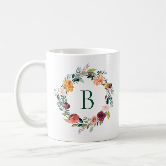 Blume im englischen Garten Kaffeetasse (Links)