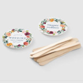 Blume im englischen Garten verrichten Hochzeitsdes Fächer (Non-assembled)