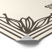 Blume im Februar Poster (Ecke)