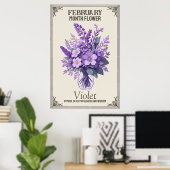 Blume im Februar Poster (Heimbüro)