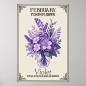 Blume im Februar Poster (Vorne)