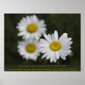 Blume im Feld Poster (Vorne)
