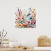 Blume im Freien Poster (Küche)
