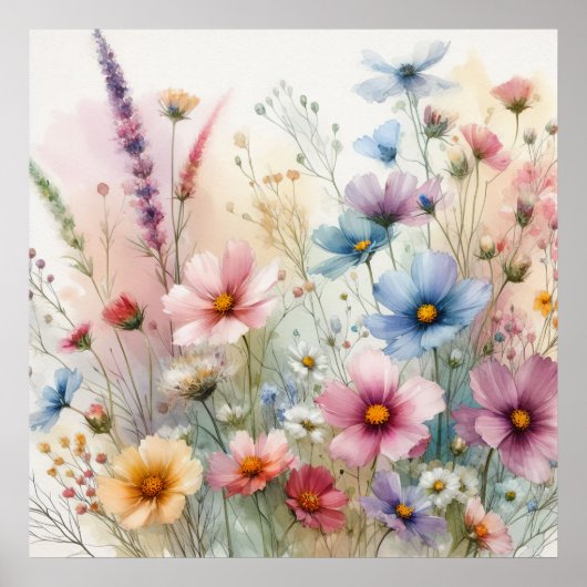 Blume im Freien Poster (Vorne)