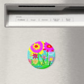 Blume im Frühjahr Kühlschrankmagnet (In Situ (Geschirrspüler))