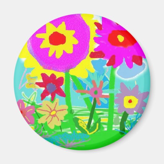 Blume im Frühjahr Kühlschrankmagnet (Vorne)
