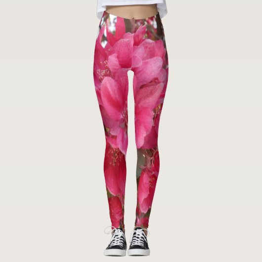 Blume im Frühjahr Leggings (Vorderseite)