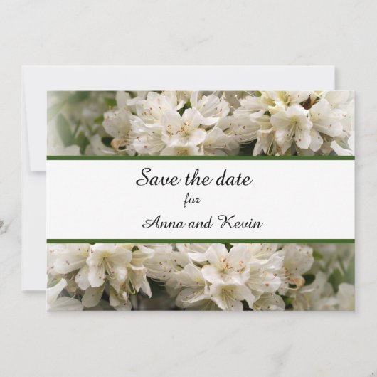 Blume im Frühjahr Save the Date (Vorderseite)