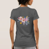 Blume im Frühjahr T-Shirt (Rückseite)