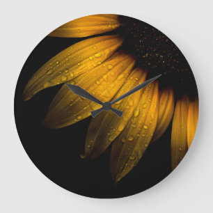 Blume im Garten 28 Sonnenblumen Große Wanduhr