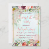 Blume im Garten Einladung (Vorderseite)