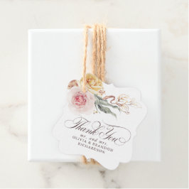 Blume im Garten Elegant Vielen Dank Geschenkanhänger