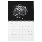 Blume im Garten in Schwarz und Weiß Nr. 19 Kalender (Feb 2026)