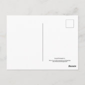 Blume im Garten in Schwarz und Weiß Nr. 42 Postkarte (Rückseite)