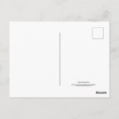 Blume im Garten in Schwarz und Weiß Nr. 53 Postkarte (Rückseite)