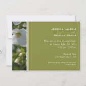 Blume im Garten mit frischen Proben Einladung (Vorderseite)