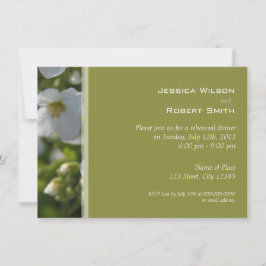 Blume im Garten mit frischen Proben Einladung