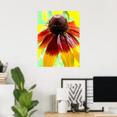 Blume im Garten Poster (Heimbüro)