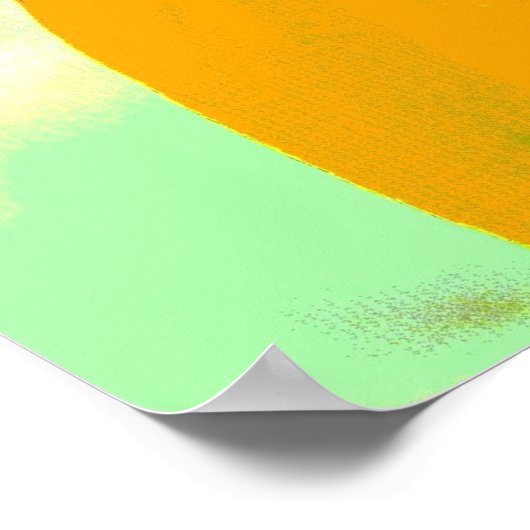 Blume im Garten Poster (Ecke)