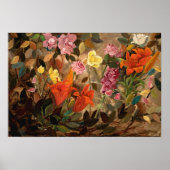 Blume im Garten Poster (Vorne)